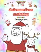 Julemandens Malebog Julebog for Børn Søde Vinter- Og Julemandstegninger at Nyde