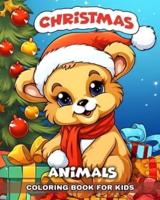 Christmas Animals Coloring Book for Kids
