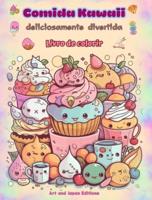 Comida Kawaii Deliciosamente Divertida Livro De Colorir Desenhos Kawaii Fofos Para Amantes De Comida