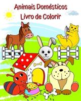 Animais Domésticos Livro De Colorir