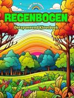 Regenbogen Ontspannend Kleurboek Ongelooflijke Regenboog- En Landschapsontwerpen Voor Natuurliefhebbers