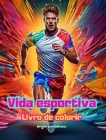 Vida Esportiva Livro De Colorir Para Entusiastas De Esportes Cenas Esportivas Criativas E Relaxantes