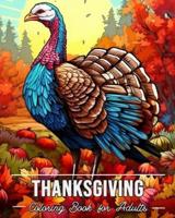 Thanksgiving Coloring Book for Adults