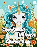 Cute Kawaii Unicorn Coloring Book