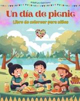 Un Día De Picnic - Libro De Colorear Para Niños - Diseños Creativos Y Alegres Para Fomentar La Vida Al Aire Libre