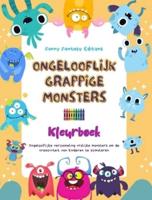 Ongelooflijk Grappige Monsters Kleurboek Schattige En Creatieve Monsterscènes Voor Kinderen Van 3-10 Jaar