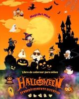 Halloween Terroríficamente Divertido Libro De Colorear Adorables Escenas De Terror Para Disfrutar De Halloween