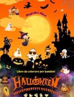 Halloween Spaventosamente Divertente Libro Da Colorare Adorabili Scene Horror Per Il Divertimento Di Halloween