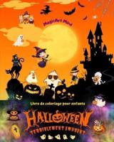 Halloween Terriblement Amusant Livre De Coloriage Pour Enfants Scènes D'horreur Adorables Pour Profiter d'Halloween
