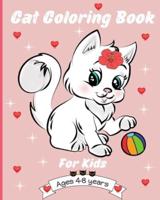 Cat Coloring Book for Kids Age 4-8 Years