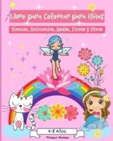 Libro Para Colorear Para Niñas De 4 a 8 Años