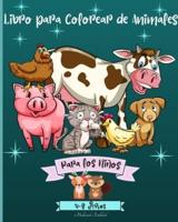 Libro Para Colorear De Animales Para Niños De 4 a 8 Años