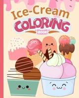 Ice-Cream Coloring Book For Kids