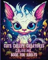 Cute Creepy Creatures Coloring Book for Adults