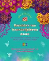 Mandala's Van Boerderijdieren Kleurboek Voor Boerderij- En Natuurliefhebbers Ontspannende Ontwerpen