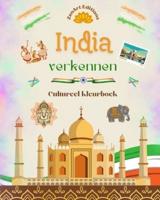 India Verkennen - Cultureel Kleurboek - Creatieve Ontwerpen Van Indiase Symbolen