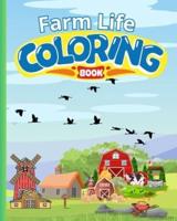 Farm Life Coloring Book For Kids