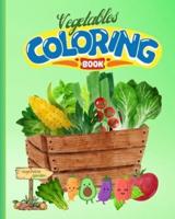 Vegetables Coloring Book For Kids