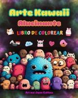 Arte Kawaii Alucinante - Libro De Colorear - Adorables Y Divertidos Diseños Kawaii Para Todas Las Edades