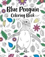 Blue Penguin Coloring Book