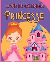 Princesse - Livre De Coloriage