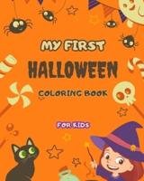 My First Halloween Coloring Book for Kids