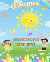 Summer Coloring Book for Kids - Fun and Easy Summer Coloring Pages