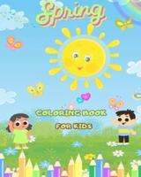 Spring Coloring Book For Kids