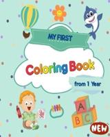 My First Coloring Book from 1 Year