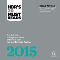 Hbr's 10 Must Reads 2015