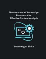 Development of Knowledge Framework for Affective Content Analysis