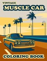 Vintage Muscle Car Coloring Book