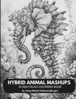 HYBRID ANIMAL MASHUPS-AI Grayscale Coloring Book