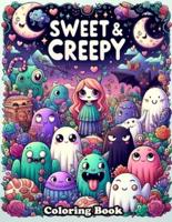 Sweet & Creepy Coloring Book