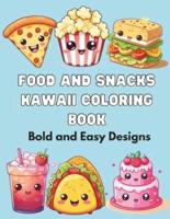 Food and Snacks Kawaii Coloring Book