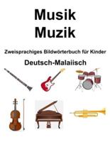 Deutsch-Malaiisch Musik / Muzik Zweisprachiges Bildwörterbuch Für Kinder