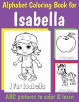 ABC Coloring Book for Isabella