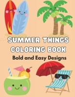 Summer Things Coloring Book