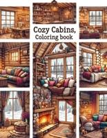 Cozy Cabins Coloring Book