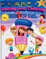 ABC Tracing and Coloring Book for Kids Ages 1-4