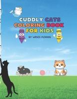 Cuddly Cats Coloring Book For Kids