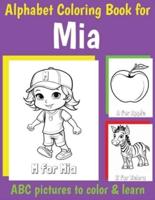 ABC Coloring Book for Mia
