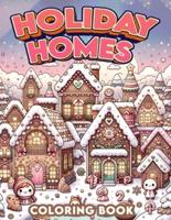 Holiday Homes Coloring Book