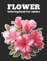 Flower Coloring Book For Adults