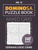 Dominosa Puzzle Book For Adults