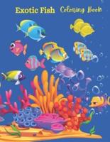 Exotic Fish Coloring Book
