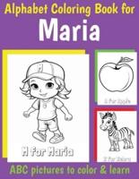 ABC Coloring Book for Maria