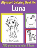 ABC Coloring Book for Luna