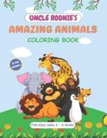 Uncle Roonie's Amazing Animals Coloring Book