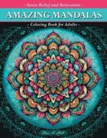 Amazing Mandalas Coloring Book for Adults